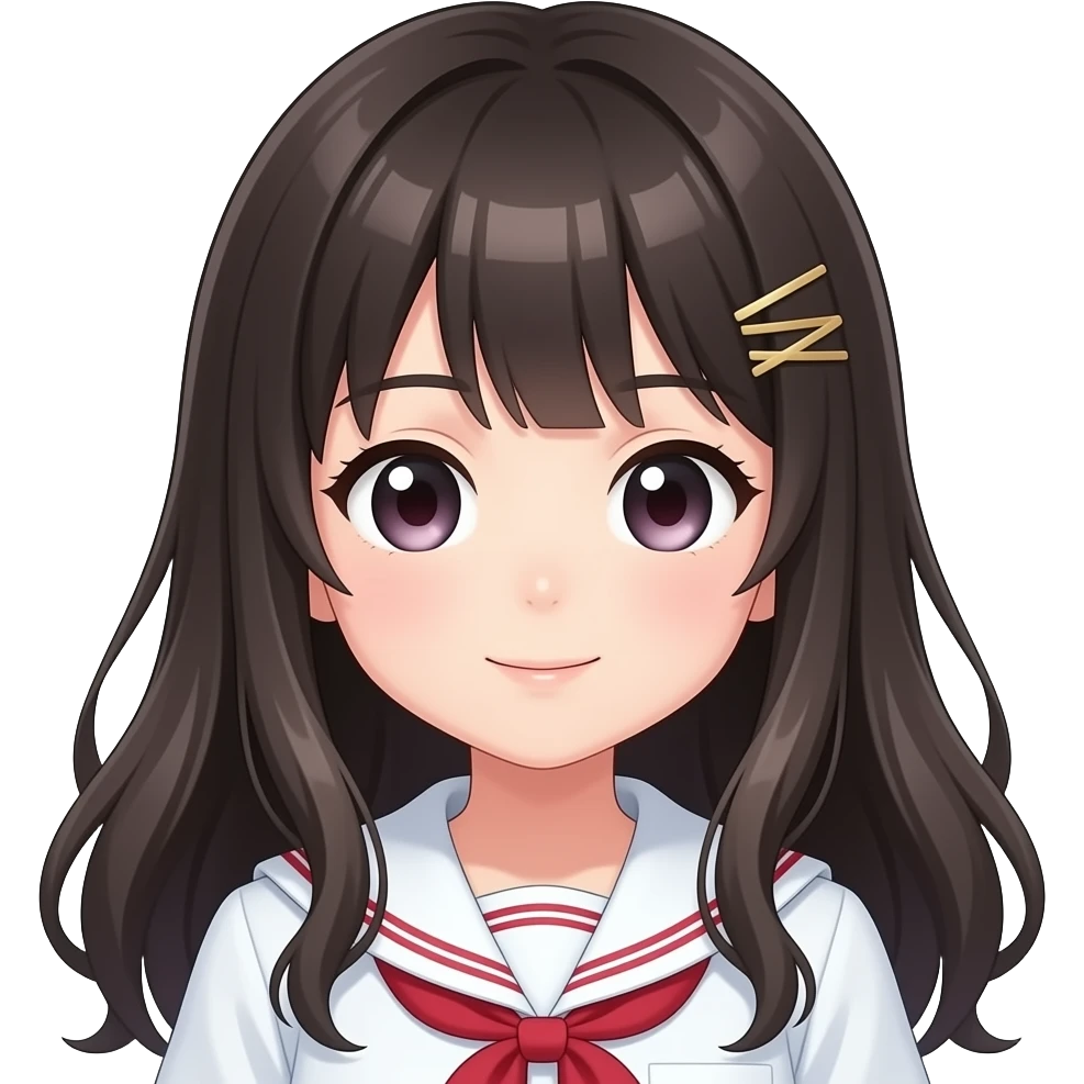 Make a anime girl emoji