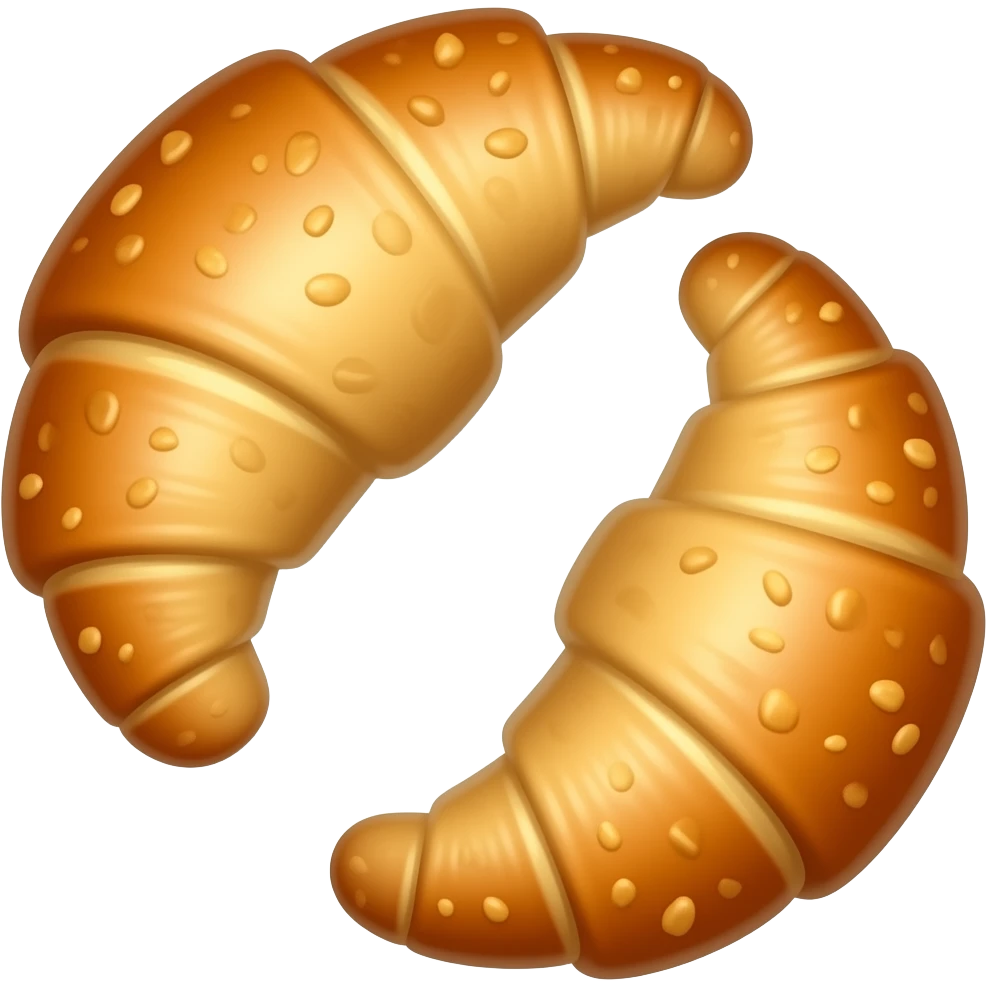 2 Croissants emoji
