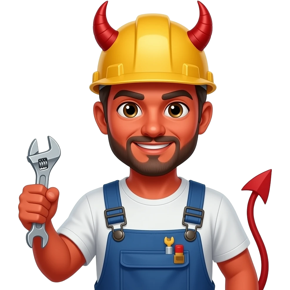 a devil but a worker emoji