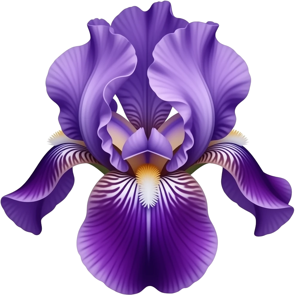 iris flower emoji