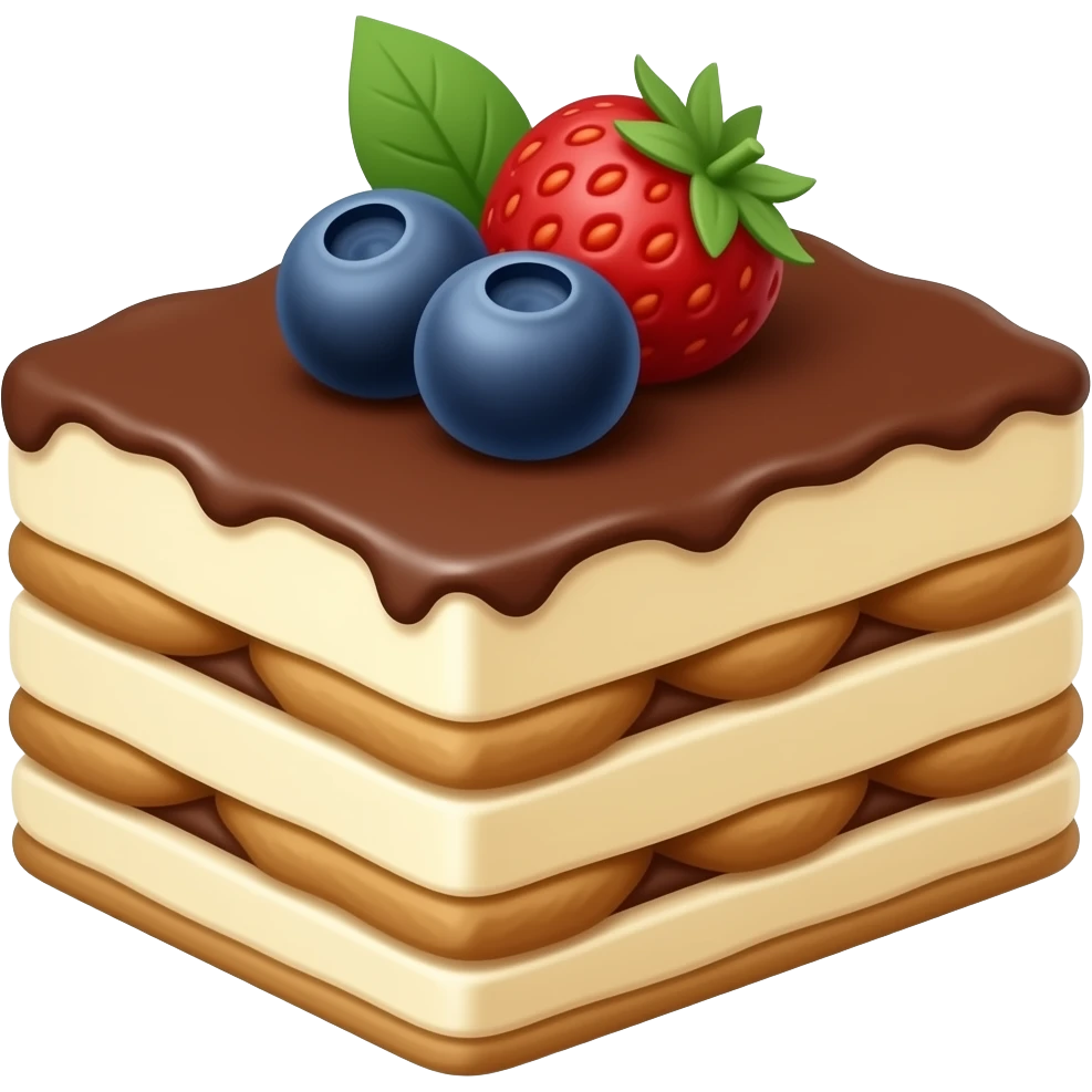Tiramisu with no barry emoji