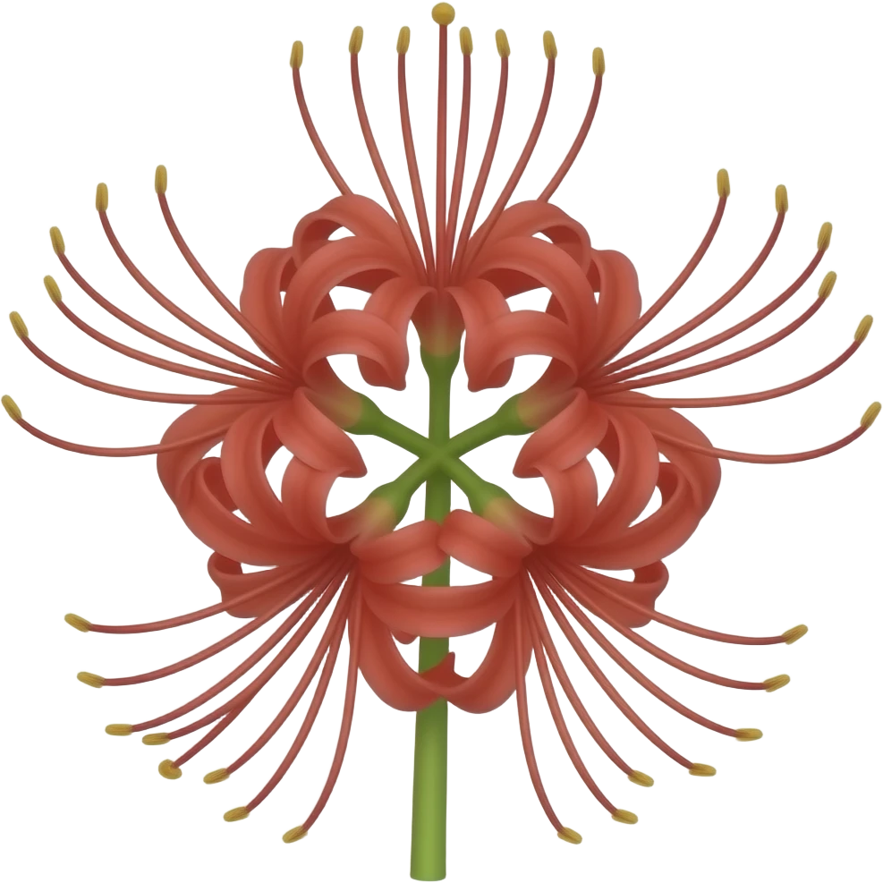 Haz un emoji de la flor lycoris radiata emoji