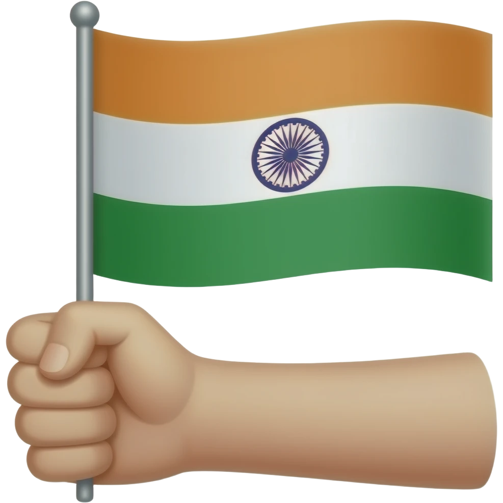 ✋🏻 +🇮🇳 emoji