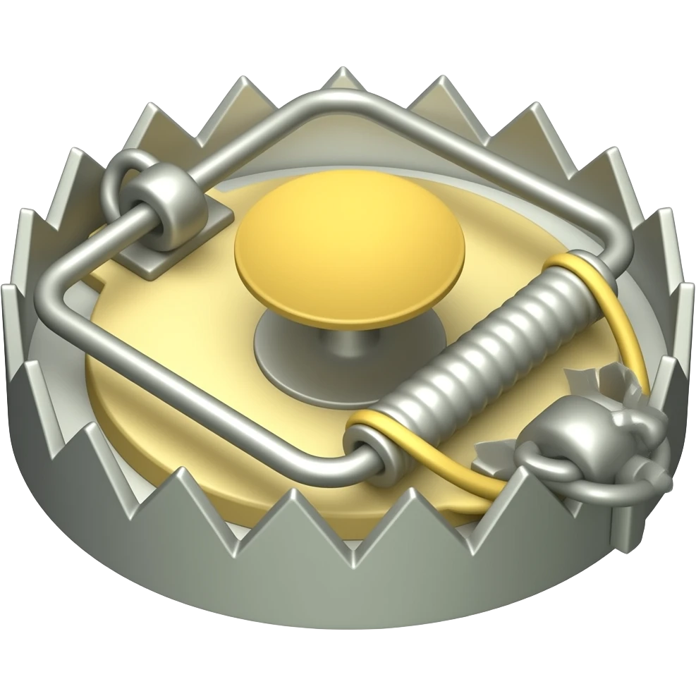 Spring trap emoji