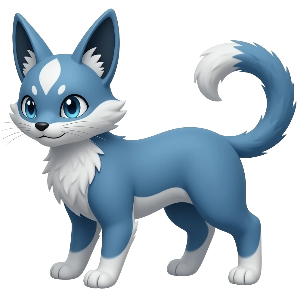 Meowstic-Minccino-Furret-hybrid emoji