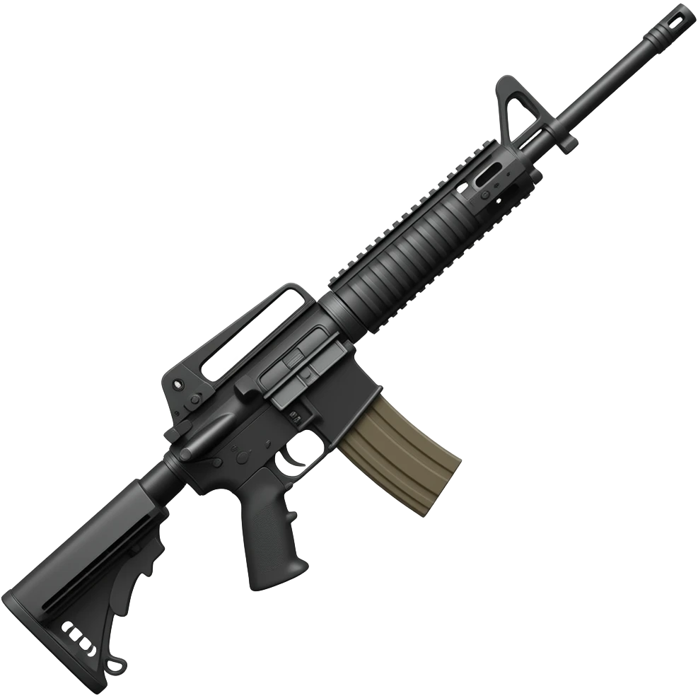 Ar15 looking up right emoji