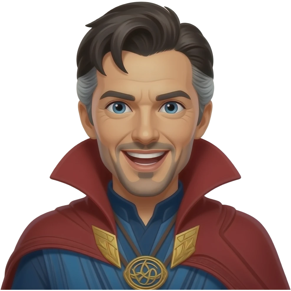 doctor strange laugh emoji