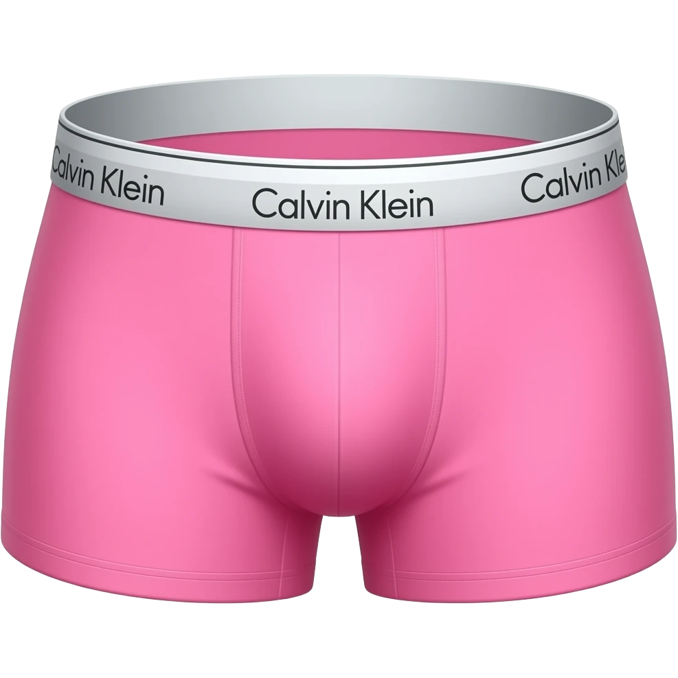 Розовый трусики с надписью Calvin Klein emoji
