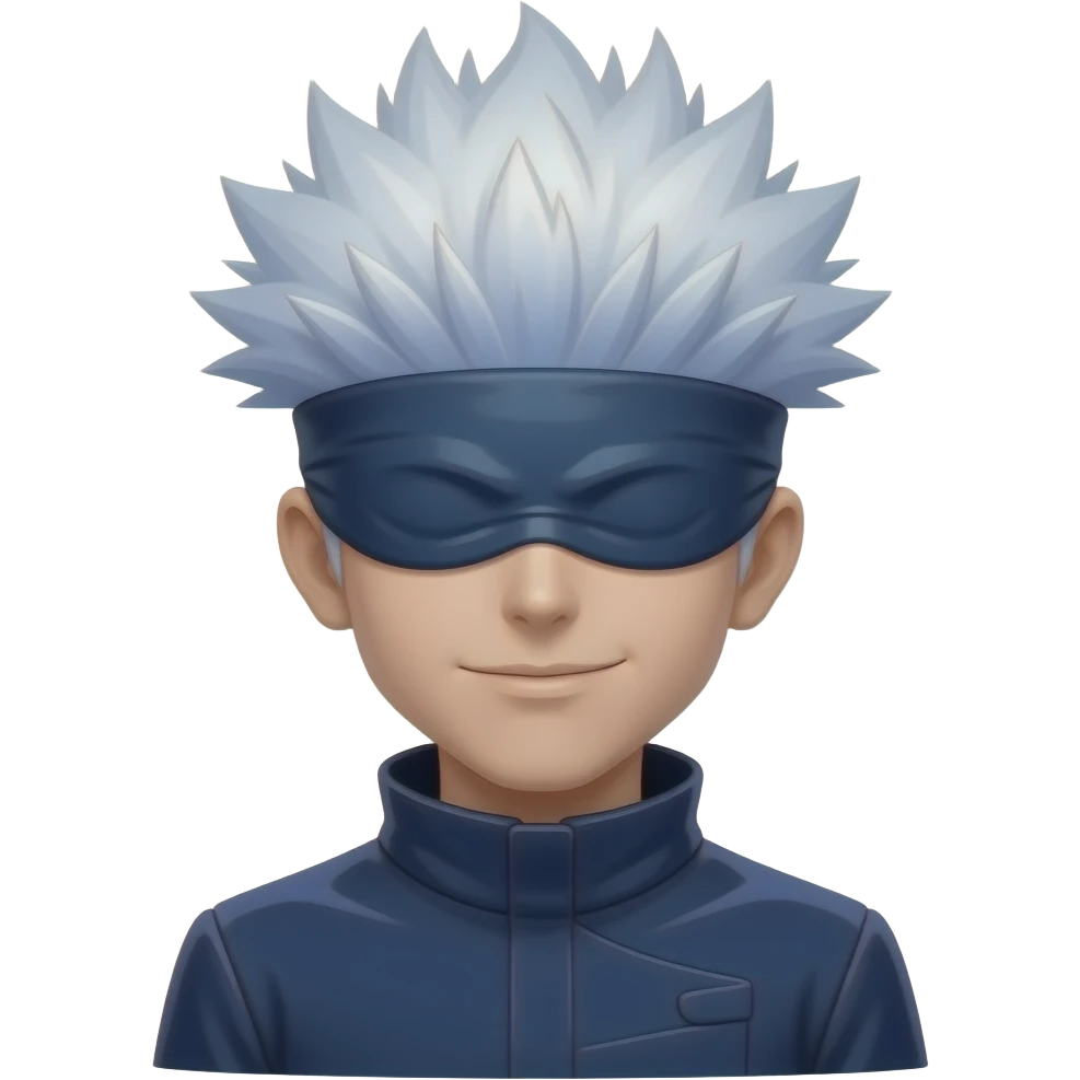 Gojo use blue emoji