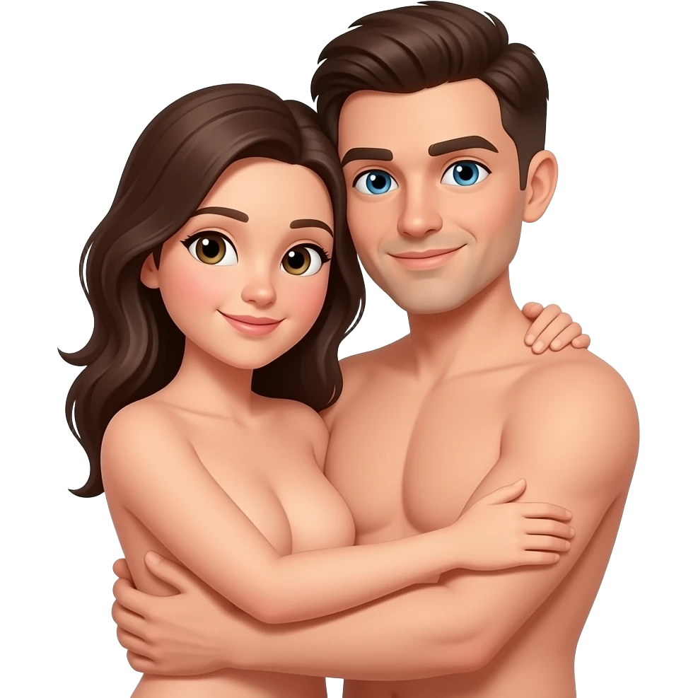 اجعلهم يتحاضنان وهم عاريان emoji