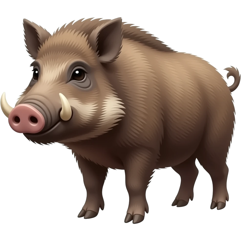 Full body boar emoji