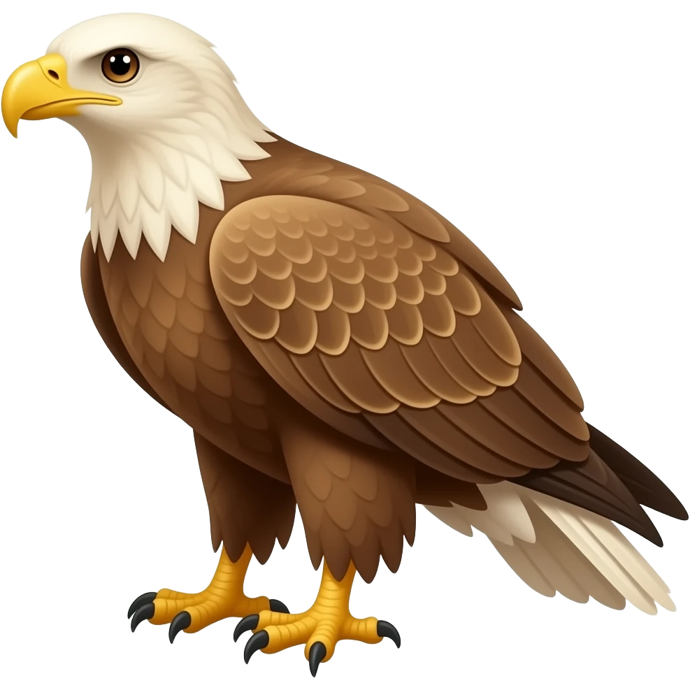 Golden eagle emoji