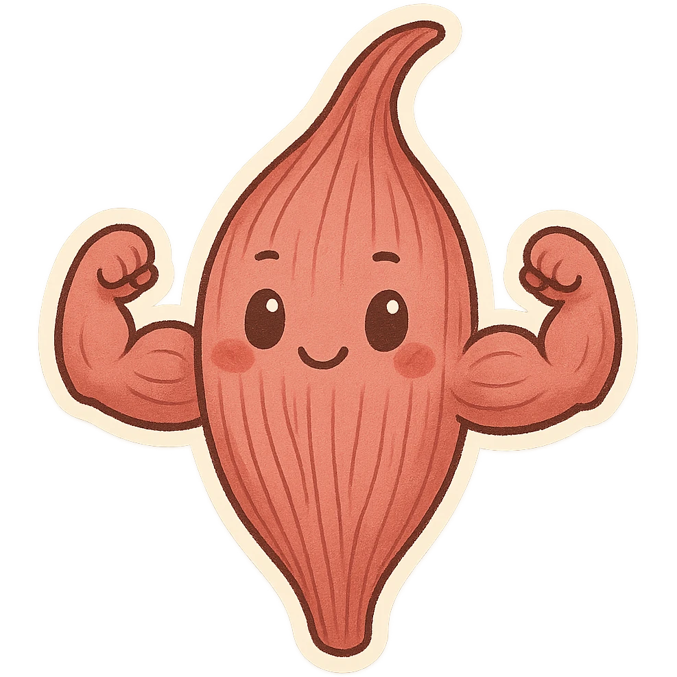Muscle fiber emoji