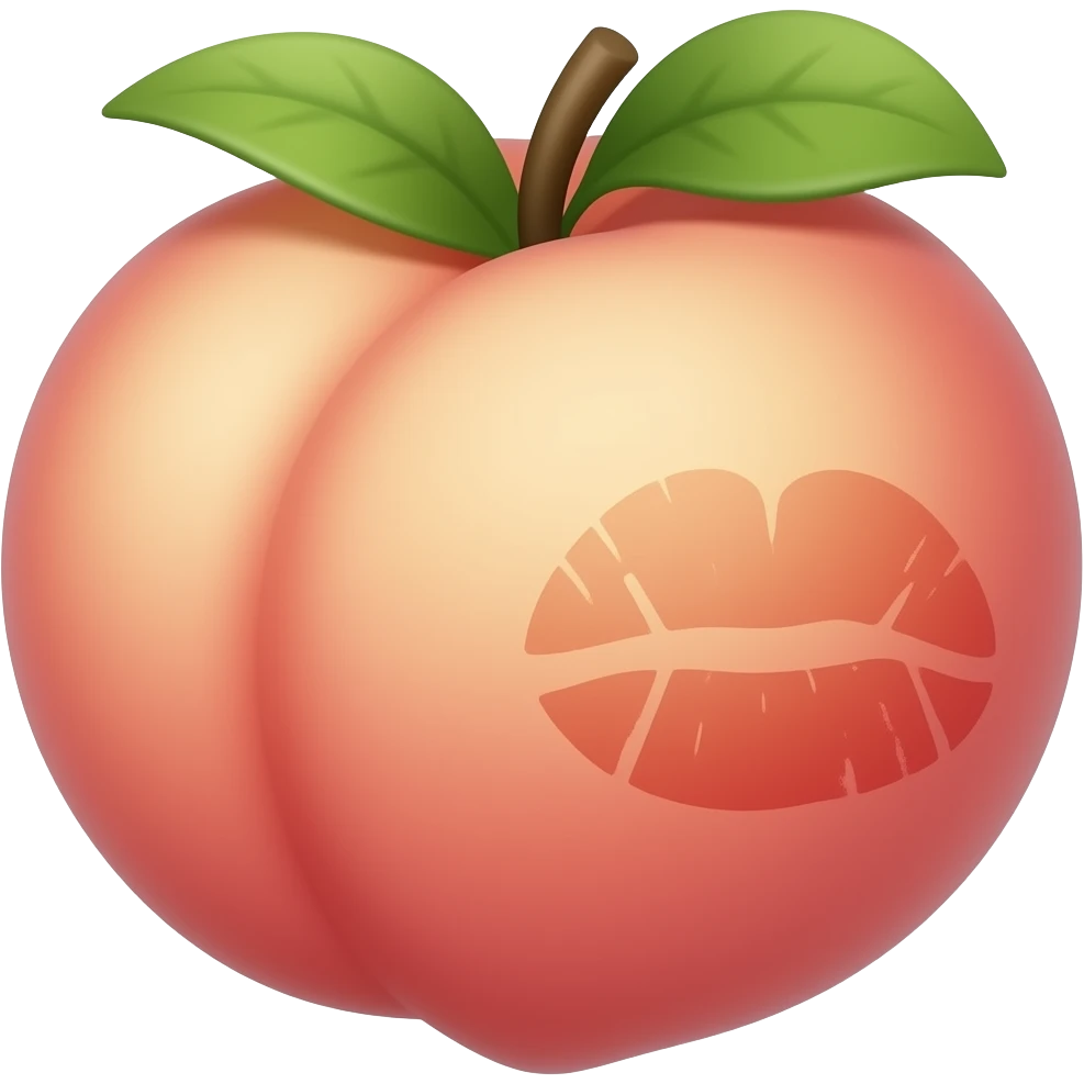 🍑💋 emoji
