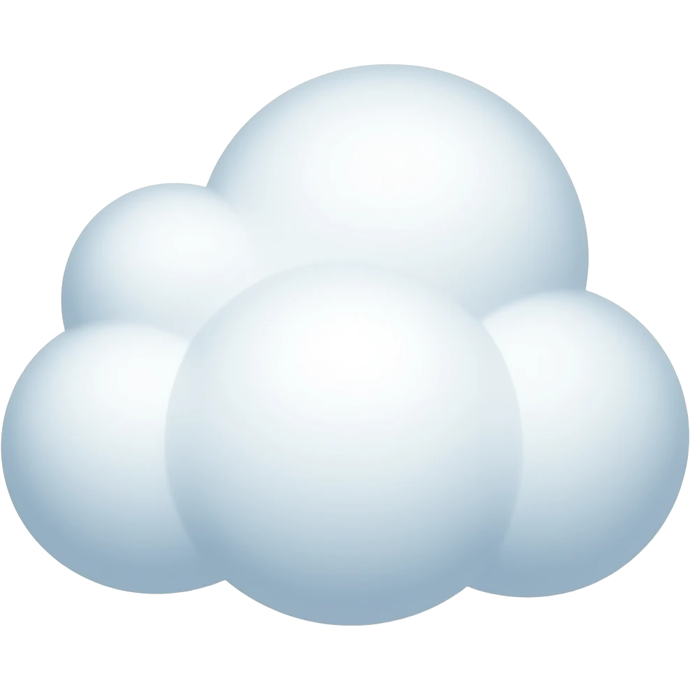 cute cloud emoji