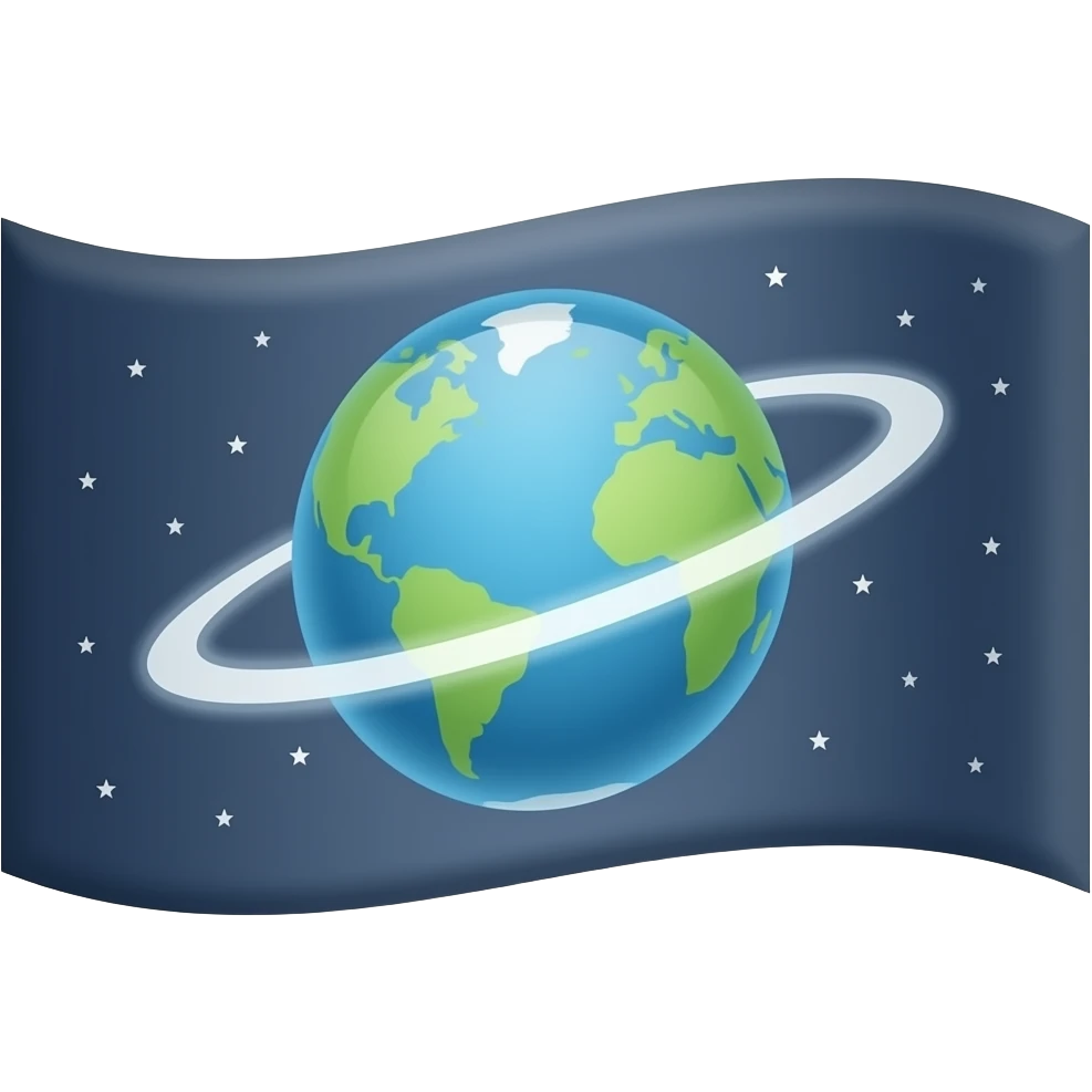 Space flag emoji