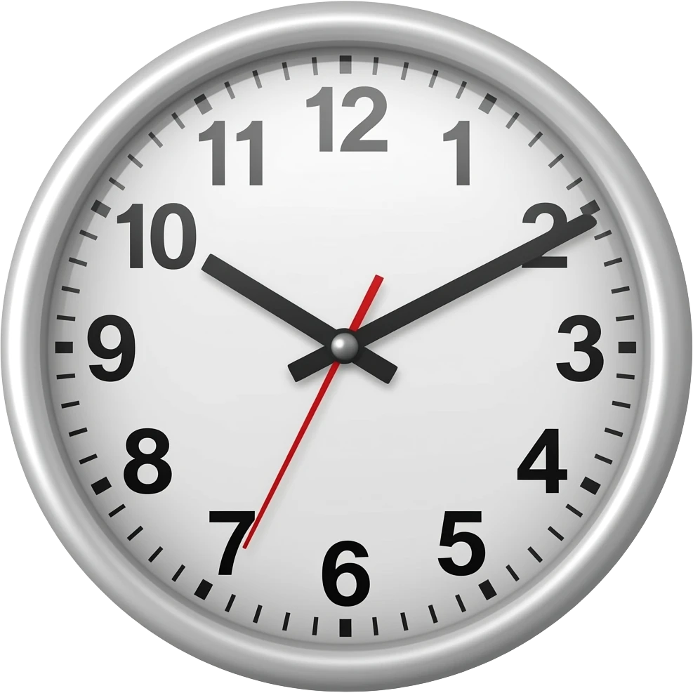 wall clock emoji