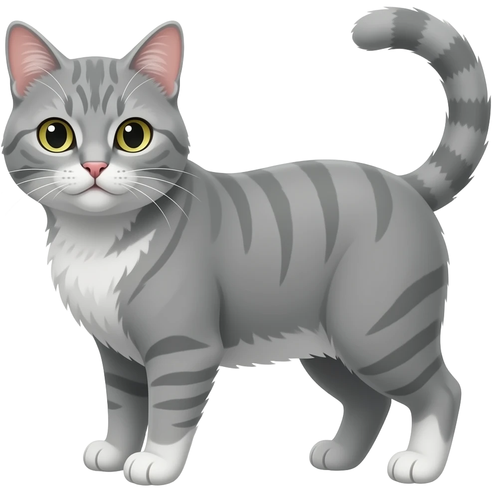 gray cat emoji