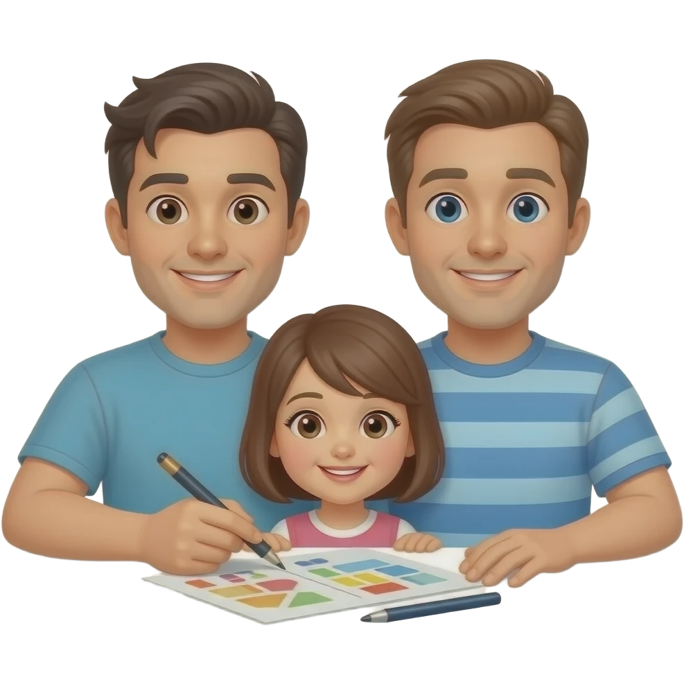 Мужчина строит семью emoji