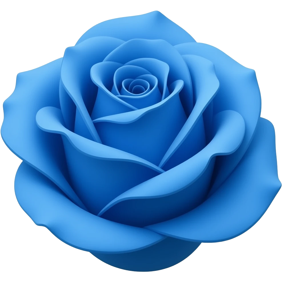 Blue roses emoji