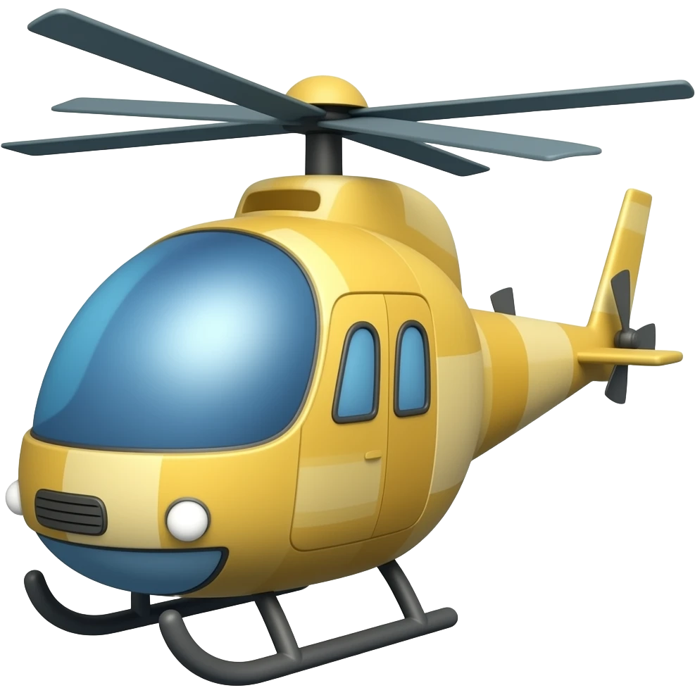helicopter emoji