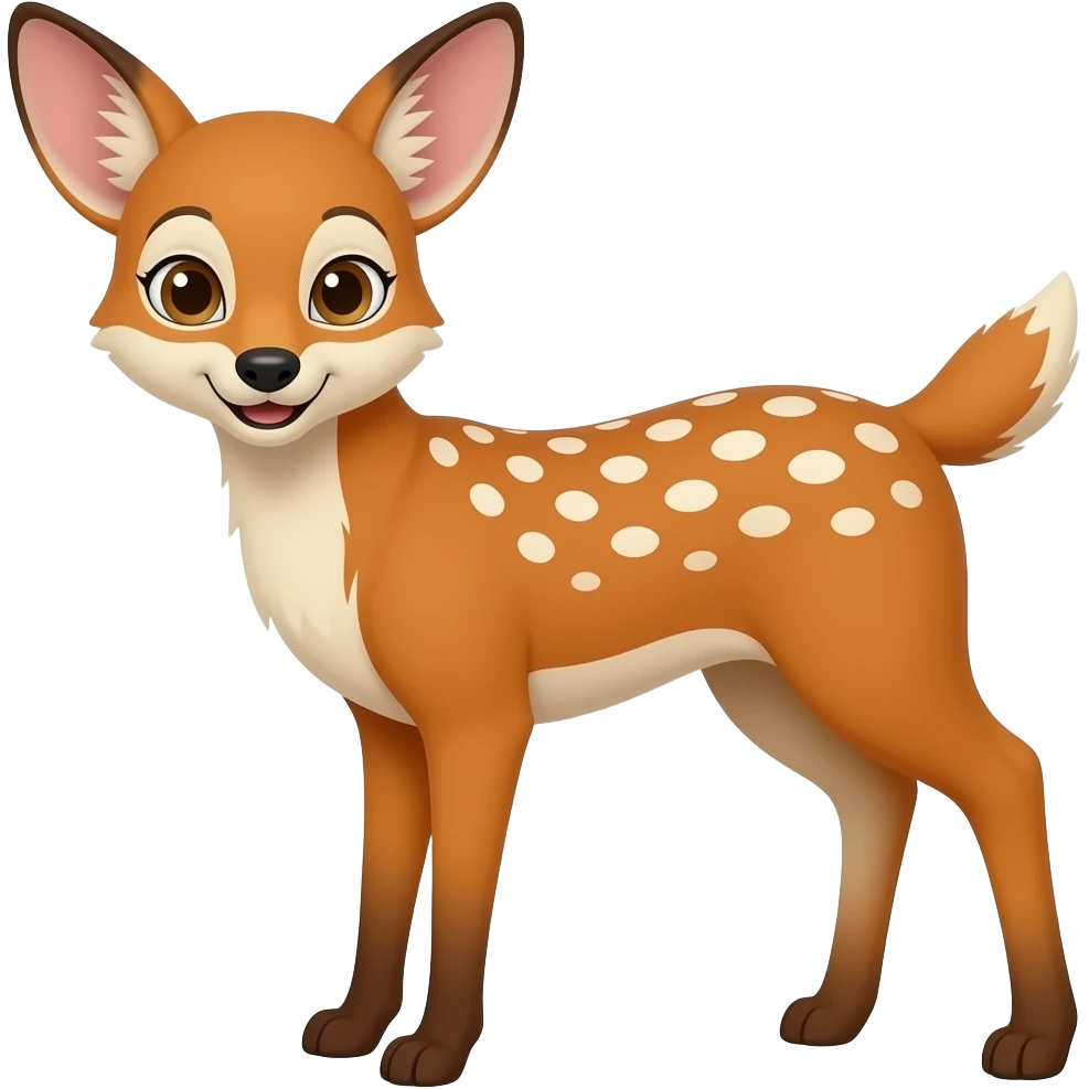Fawn with node emoji