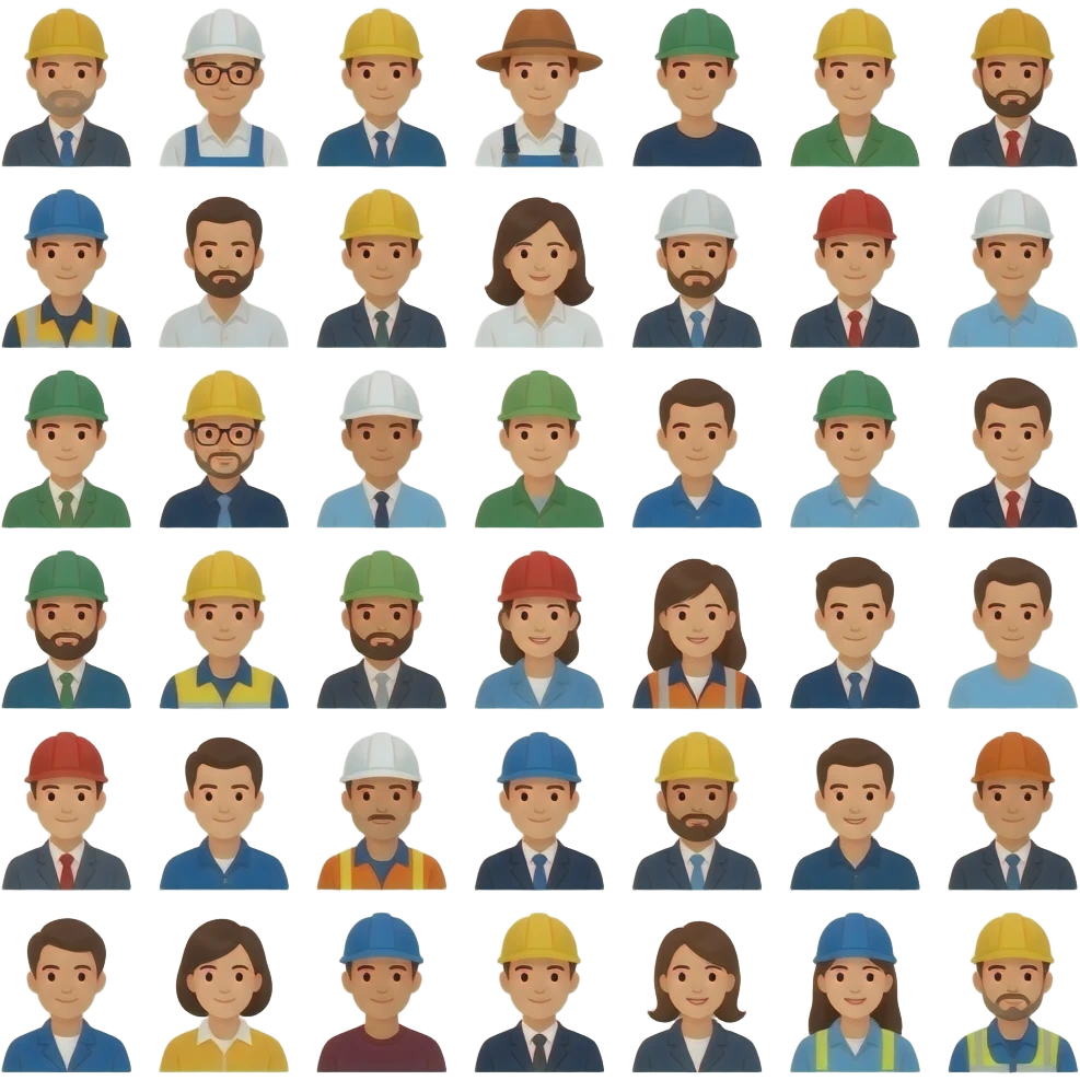 100 worker emoji