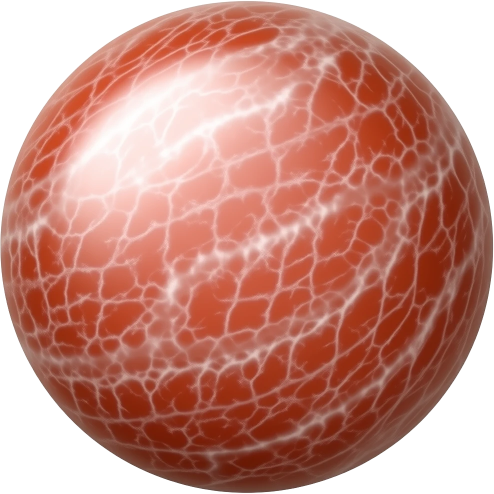 Marble red emoji