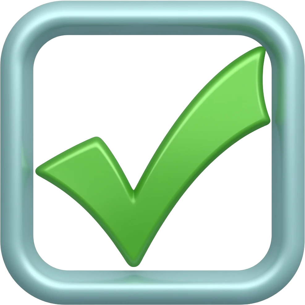 Verified mark emoji