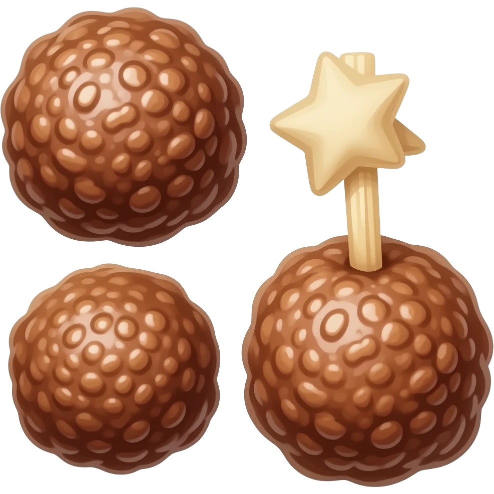 three meatballs emoji