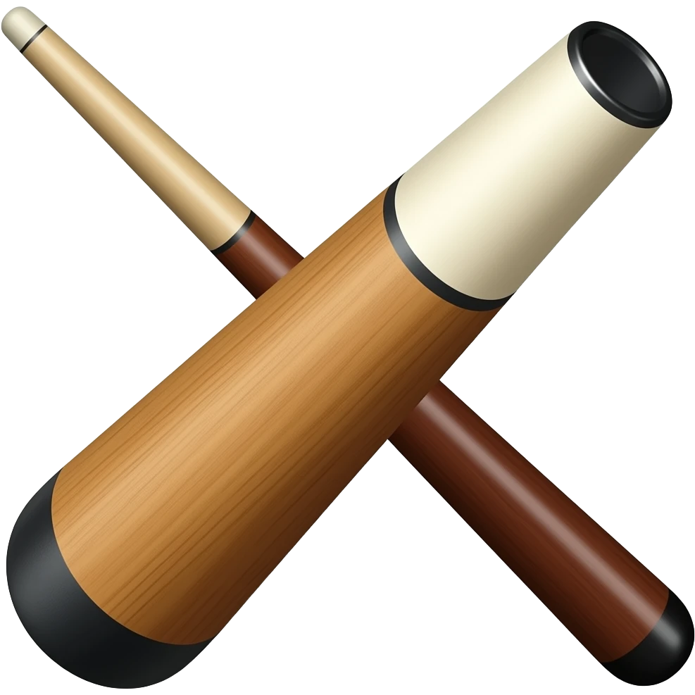a billiards cue emoji