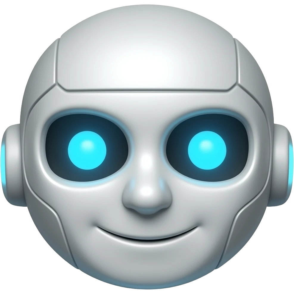 robot face emoji