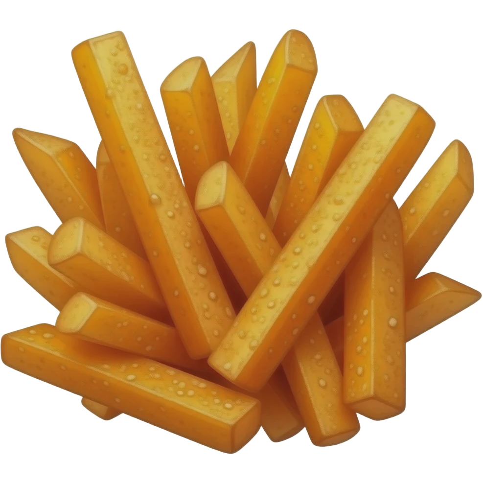 orange sweet potato fries emoji