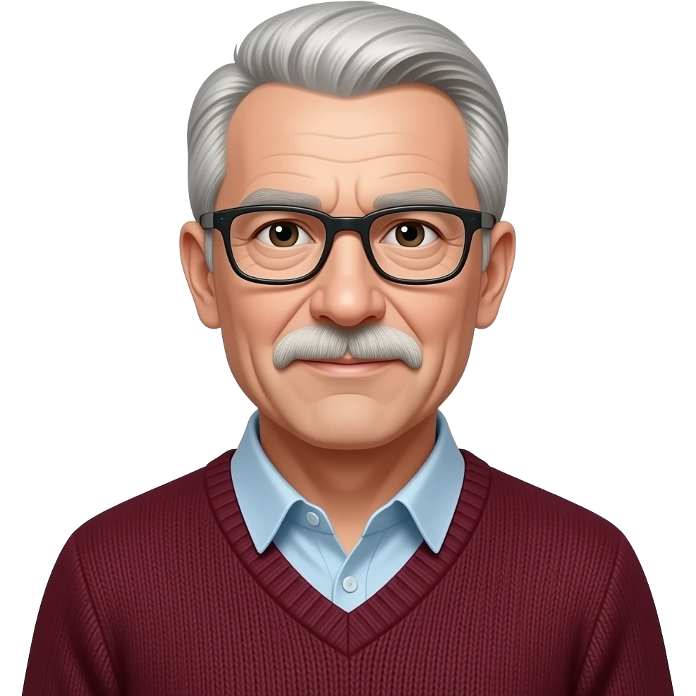 Une vieille dame mechante prof de techno pas de costume jyste yn pul bordeaux emoji