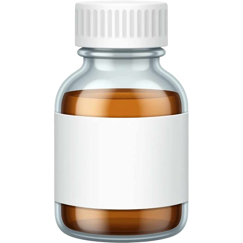 presciption cough syrup bottle emoji