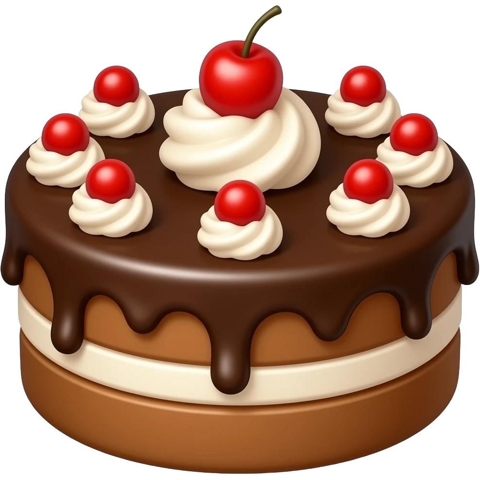 choocolate cake emoji