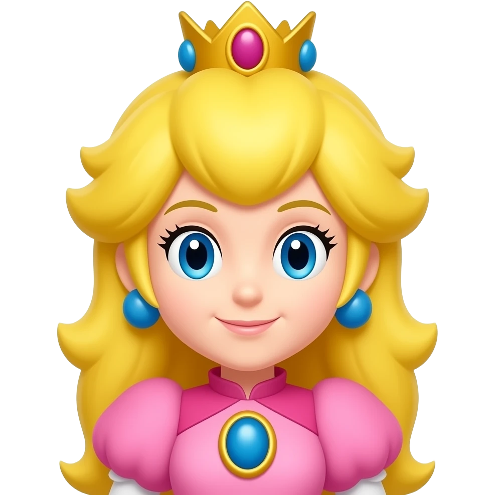 PRINCESS PEACH FACE emoji