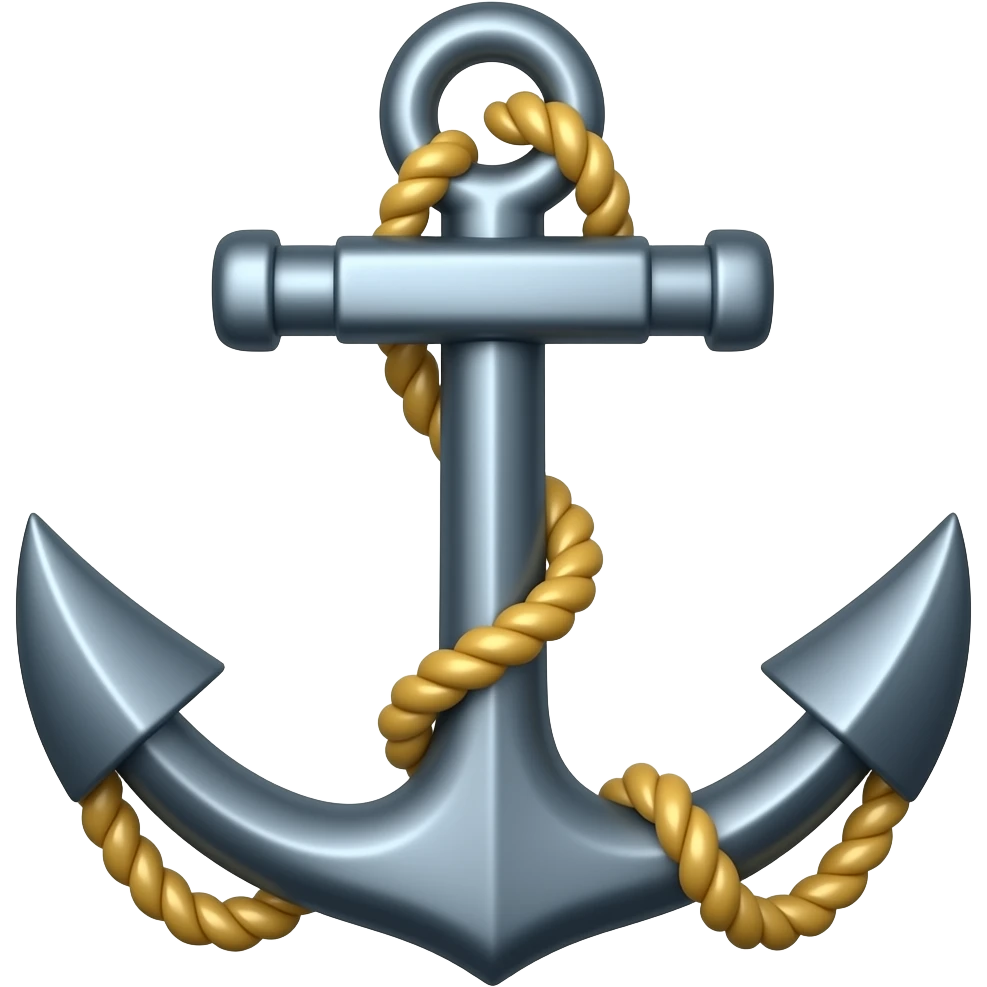 ship anchor emoji