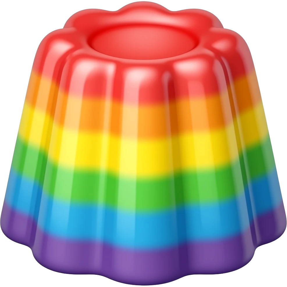 puding rainbow emoji