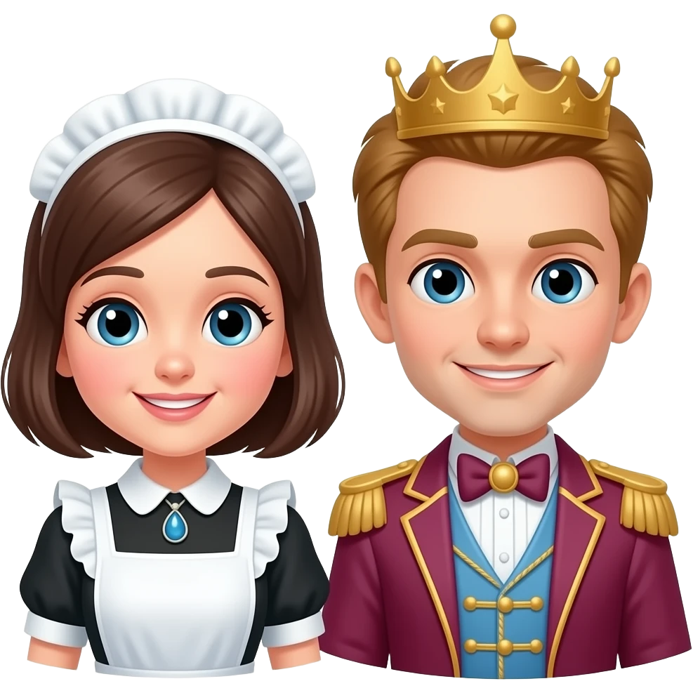 Maid and Prince ios emoji