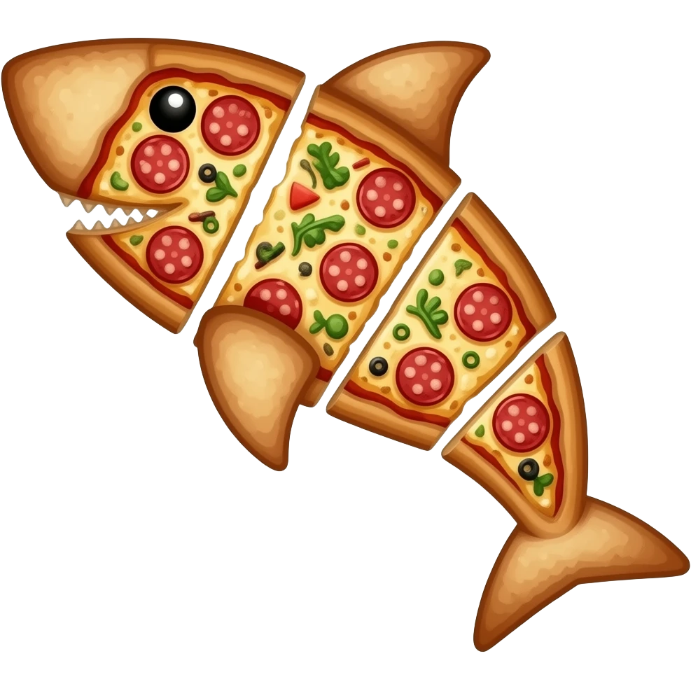 pizza shark emoji