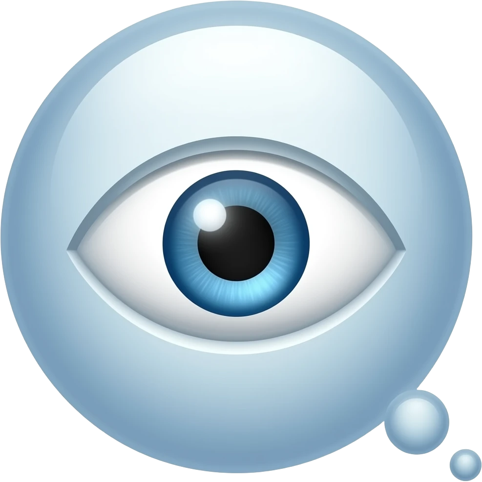 \bubble text box saying I opened my third eye emoji
