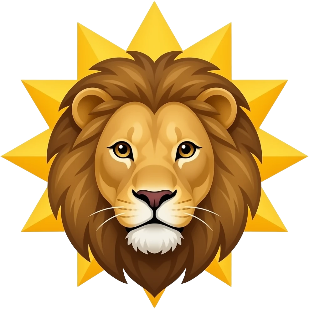 ایموجی شیر و خورشید برام بساز emoji