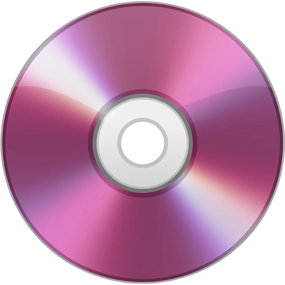 aesthetic maroon CD emoji