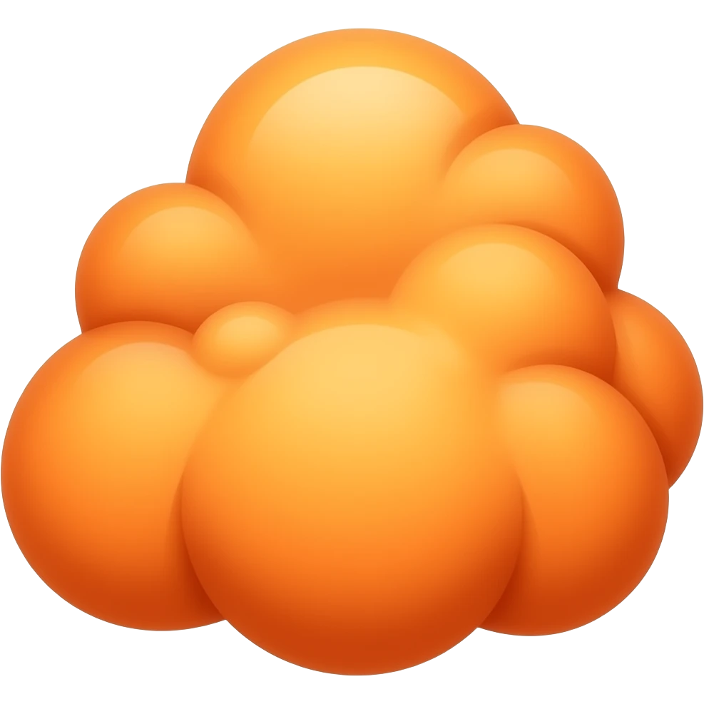 nuage magique de son goku orange emoji
