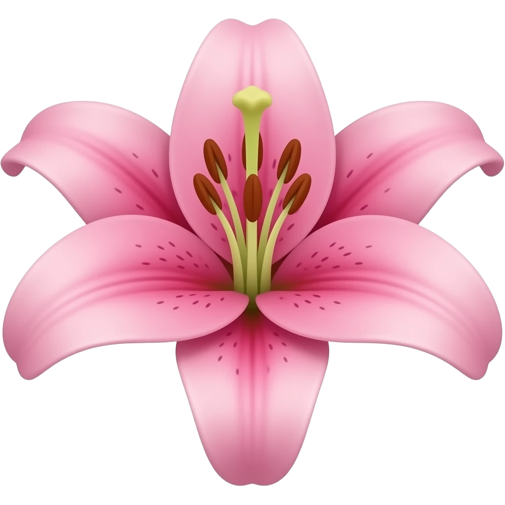 استیکر گل لیلیوم صورتی میخواستم emoji
