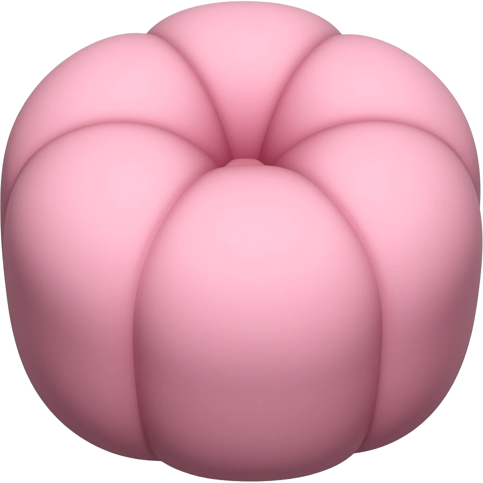 PUFF DE DESCANSAR OS PÉS ROSA emoji