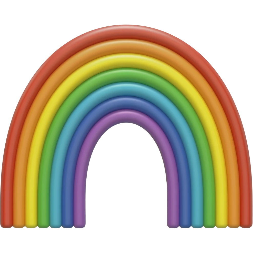 Rainbow emoji