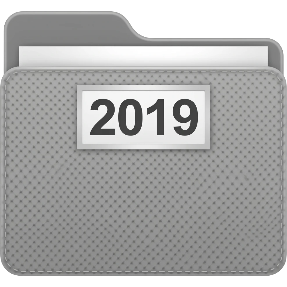 2019 number multipocket folder greige emoji