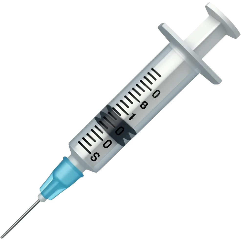 syringe needle only. emoji